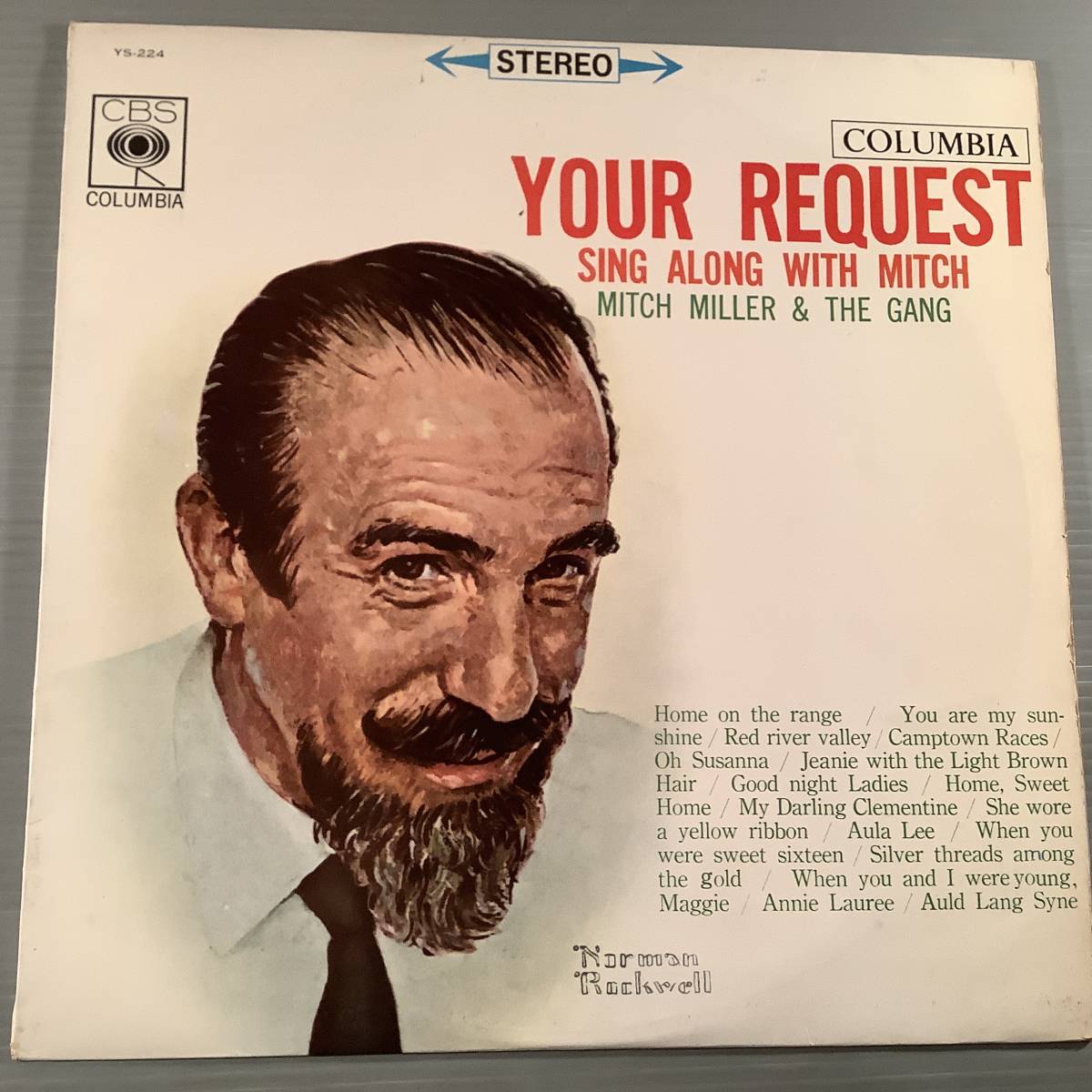 LP(日本盤)●ミッチ・ミラー合唱団/みんなで歌おう 百万人のコーラス●良好品!拍卖