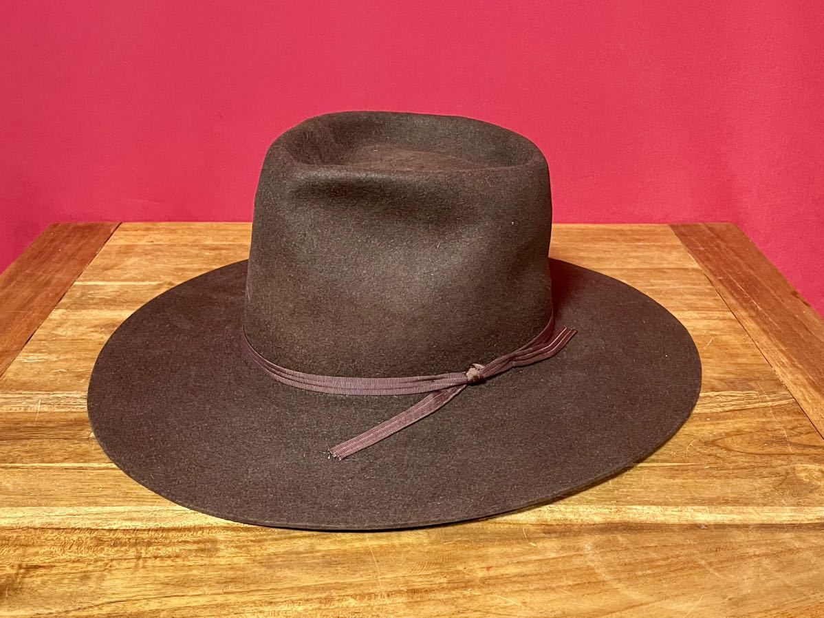 Eddy Bros Ranch オープンロード茶ビンテージ60s 70s Stetson拍卖