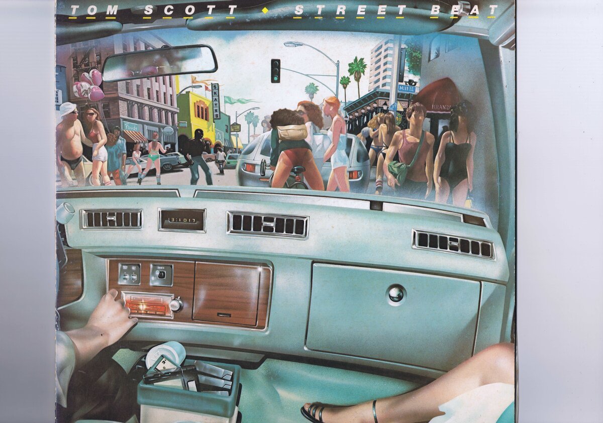 インサート付き 国内盤 LP Tom Scott / Street Beat / トム・スコット ストリート・ビート 25AP 1706拍卖