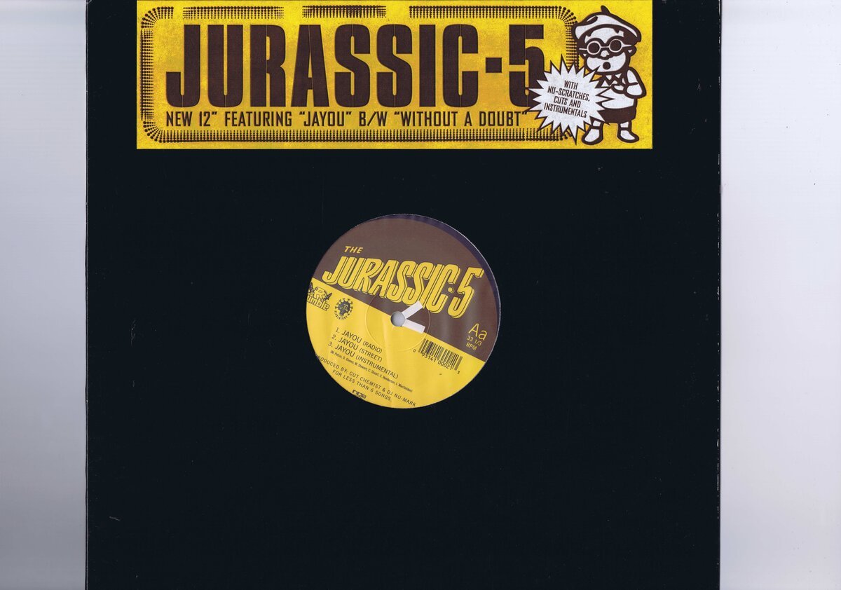 盤質良好 US盤 12inch Jurassic 5 / Jayou / Without A Doubt 93141-00021拍卖