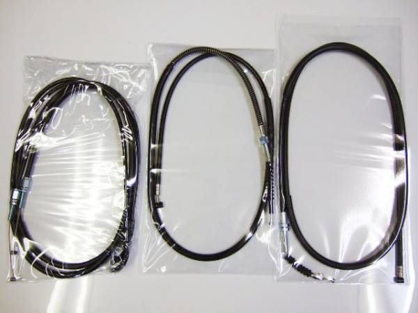 TW200/TW200E ~’99ワイヤーセット5cmロング 新品2JL拍卖