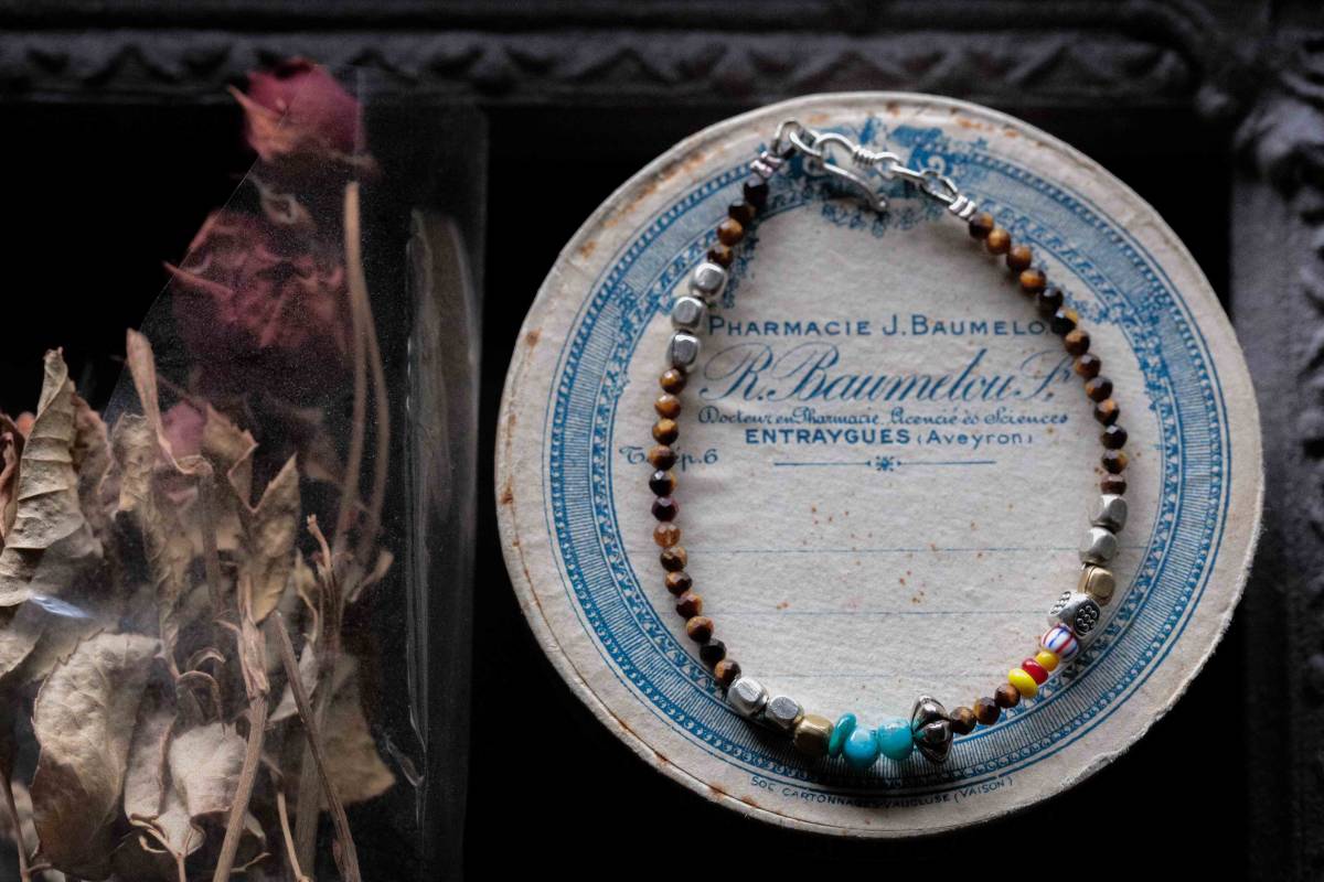 *tigereye & turquois ブレスレット拍卖