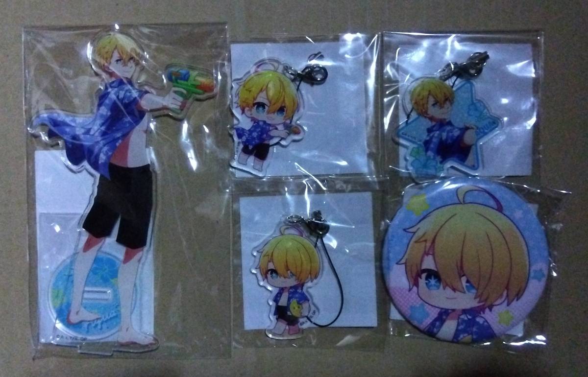 くじ引き堂【推しの子】キラキラ☆サマーくじ アクア A賞アクリルスタンドフィギュア1種 C賞アクリルストラップ3種 D賞缶バッジ1種 未開封拍卖