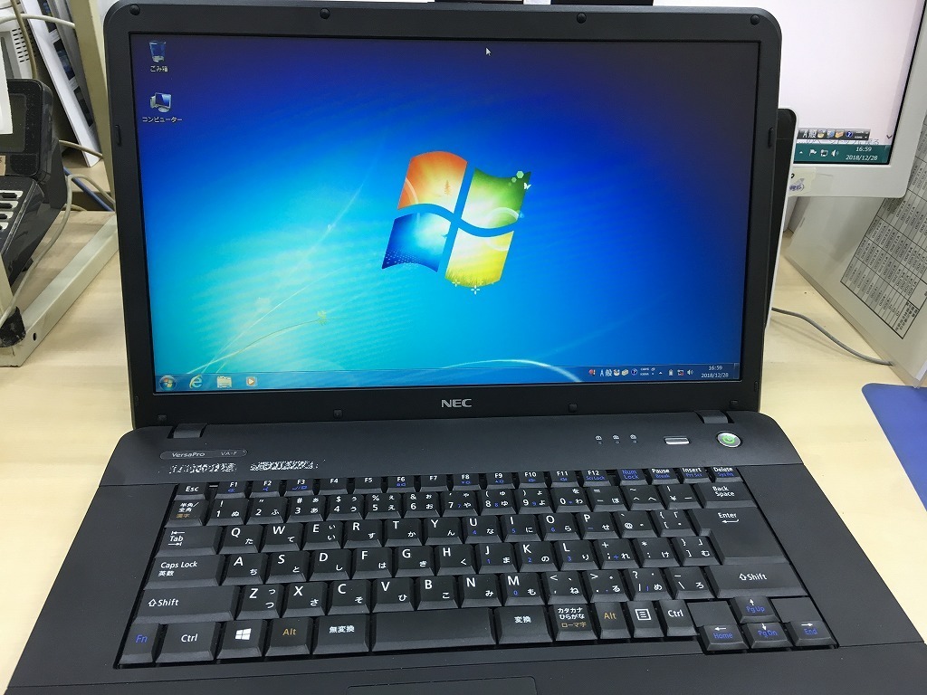 ☆NEC 15.6型中古ノートPC VK24LA-F/ NEC VA-F/Win7pro64bit/第三世代Core i3-3110M/2G/320G/Win8シールあり拍卖