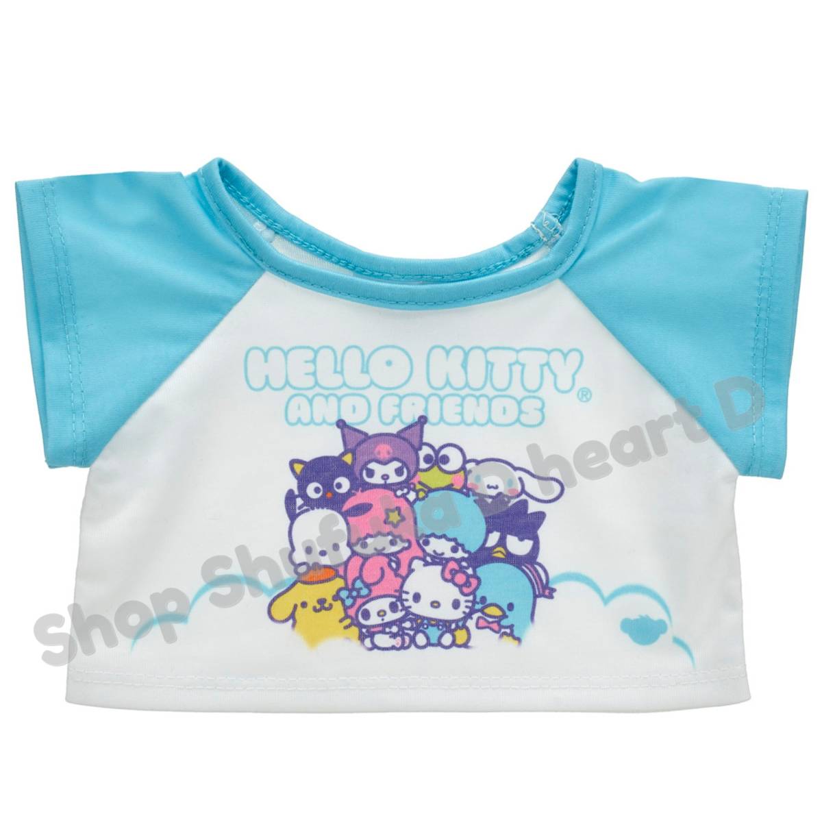 ビルドアベア★半袖 Tシャツ サンリオ キャラクター ハローキティと仲間たち テディベア シェリーメイ ダッフィー クマ ぬいぐるみ 洋服 拍卖