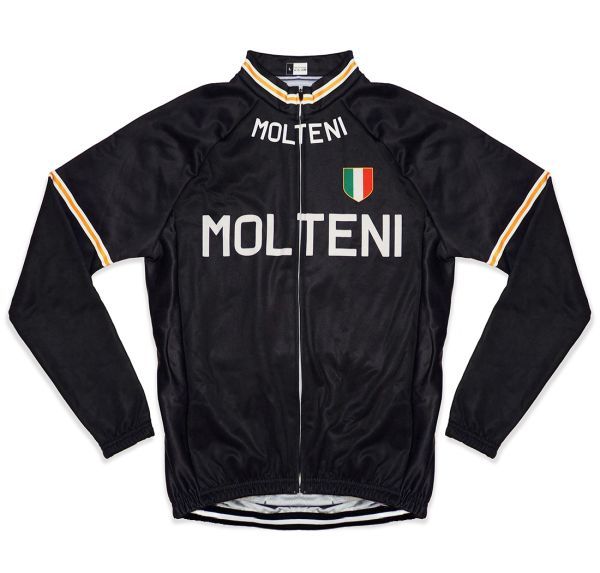 新品 長袖 サイクルジャージ レトロデザイン No2 S イタリア フロントジップ ウェア メンズ サイクリング スポーツ ロードバイク MTB拍卖