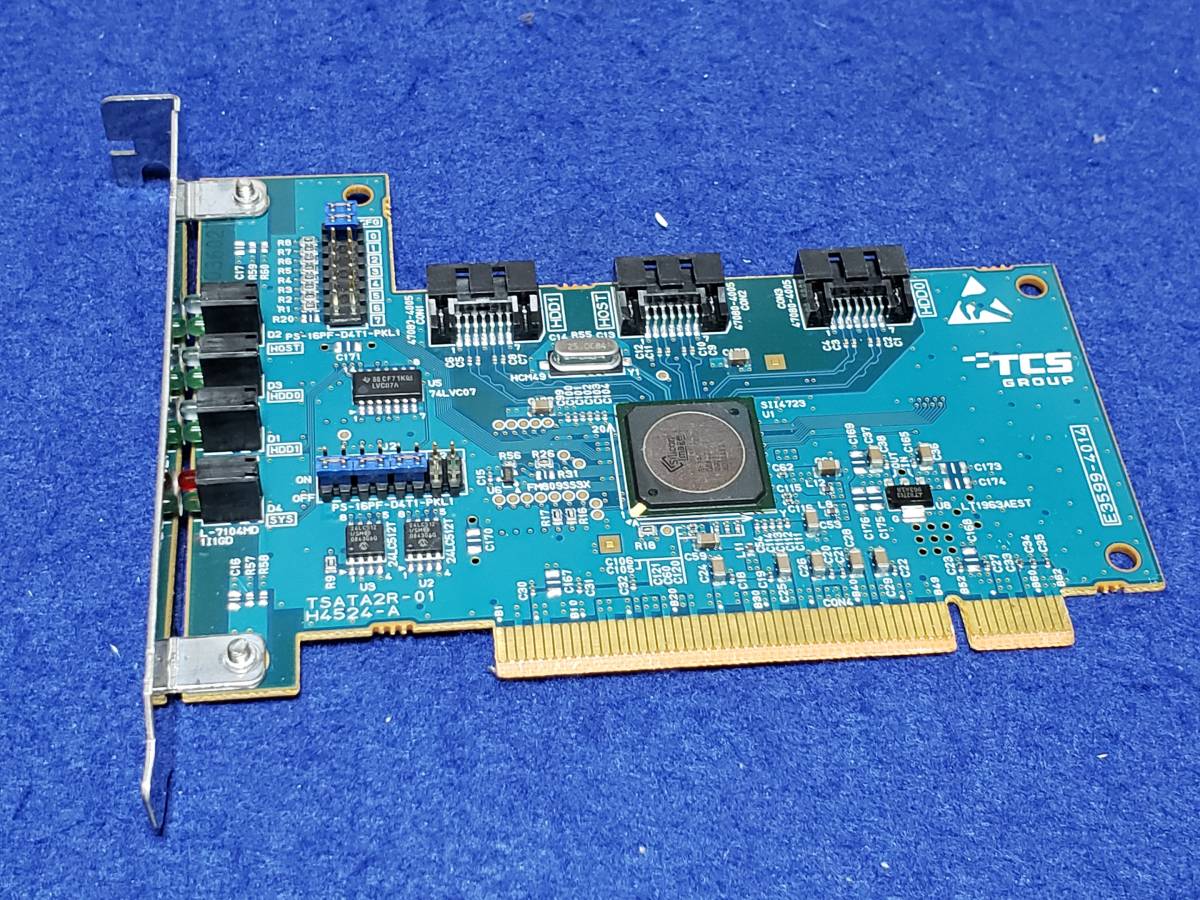 RAID-CARD TSATA2R-01 H4524-A TCS GROUP E3599-4014 PCI SATARAID カード HOST+2ポート まとめ取引歓迎 送料185円~拍卖