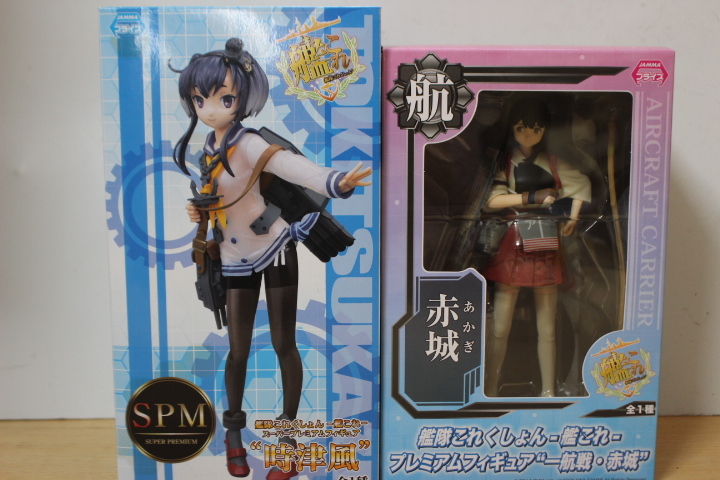 ▲は-781 艦これ フィギュア 2点 未開封 非売品 時津風 SP箱寸 高さ24cm幅13cm奥行12cm 赤城 SPF 箱寸高さ22cm14cm奥行10cm拍卖