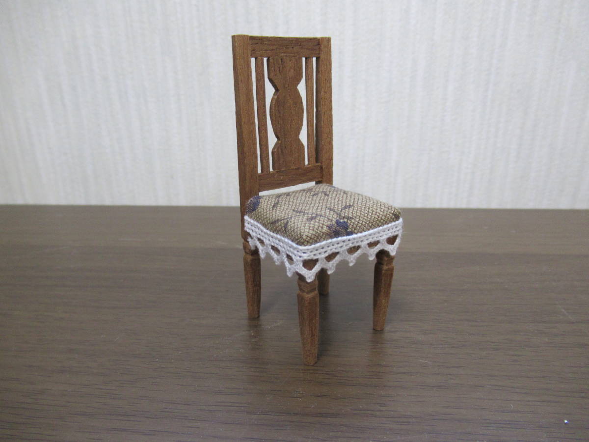 ハンドメイド★ミニチュア★木製家具★1/12スケール★チェア★D拍卖