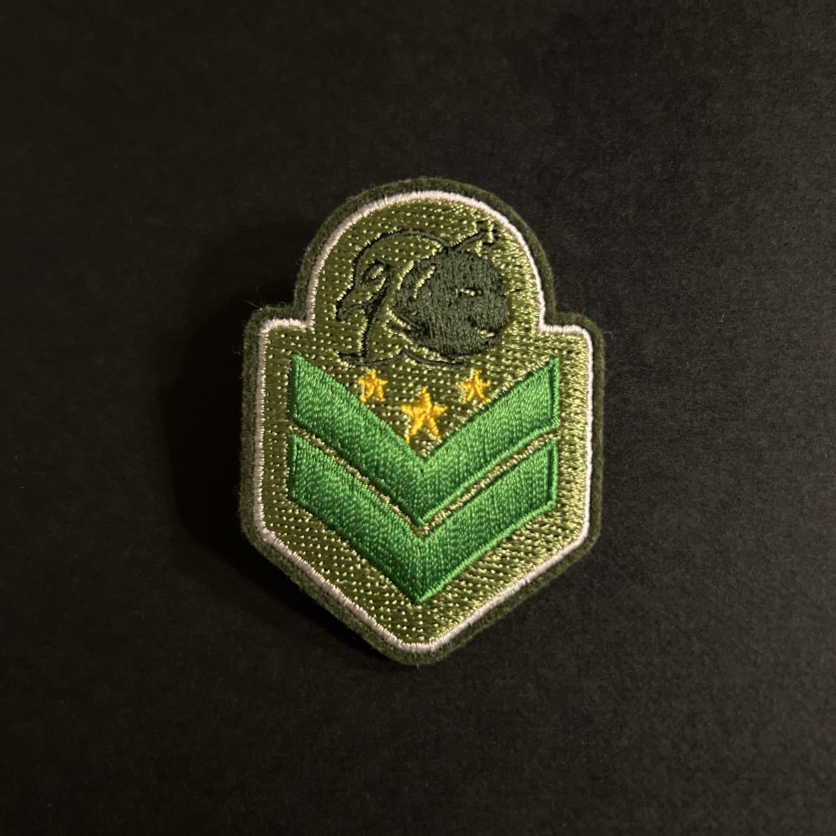 新品☆フェルトワッペン④ 喜矢武豊【2015年 歌広、金爆やめるってよ ゴールデンボンバー 馬ツ グッズ ガチャ クリップ 緑】拍卖