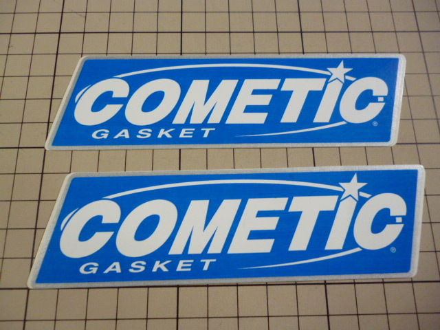 正規品 COMETIC GASKET ステッカー 2枚 (140×40mm) コメティック ガスケット拍卖