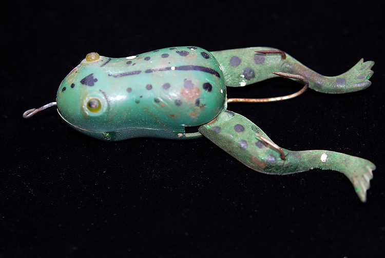 VINTAGE LURE HALIK MOOSE LAKE MINN,FROG (B156-J2P )USA MADE #OLDLURE #ARTLURE_VINTAGE #ヴィンテージルアー拍卖