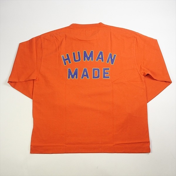 HUMAN MADE ヒューマンメイド 23AW GRAPHIC L/S T-SHIRT #5 HM26CS008 Red ロゴロンT 赤 Size 【M】 【新古品・未使用品】 20778098拍卖