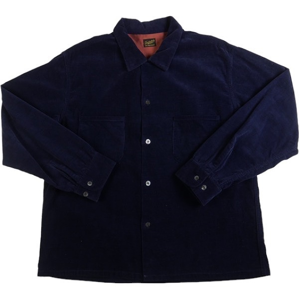 TENDERLOIN テンダーロイン T-CORDUROY SHT N NAVY 長袖シャツ 紺 Size 【XL】 【中古品-良い】 20780365拍卖