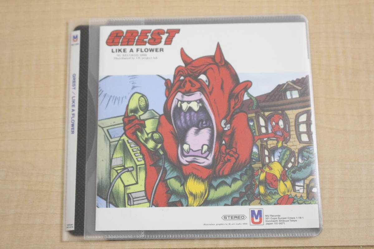 GREST LIKE A FLOWER CD 元ケース無し メディアパス収納拍卖