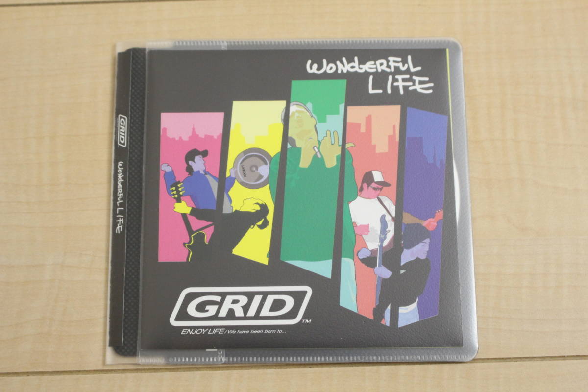 GRID WONDERFUL LIFE CD 元ケース無し メディアパス収納拍卖