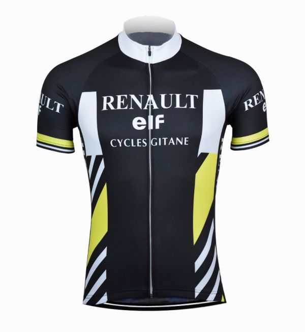 新品 サイクルジャージ XXLサイズ レトロデザイン No25 フロントジップ フランス 半袖 メンズ サイクリング スポーツ MTB ロードバイク拍卖