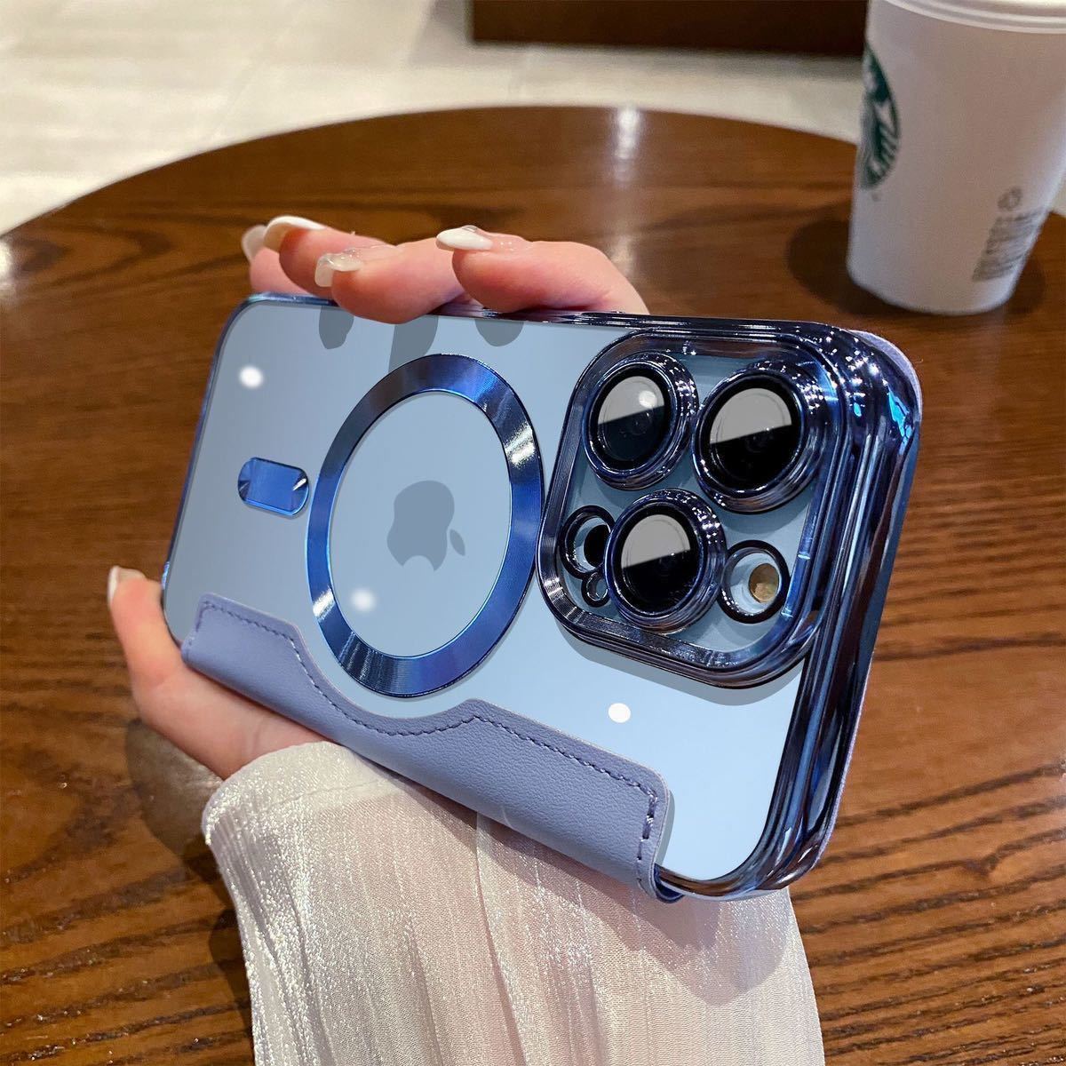 7色展開 iPhone 12 レザーケース アイフォン12 ケース iPhone12 カバー 手帳型 カード収納 レンズ保護 メッキ加工 Magsafe充電 S拍卖