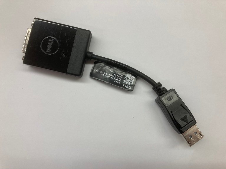 1474-O★DELL DisplayPort to DVI-D 変換アダプタ★27KKH (DANARBC084)★中古★送料185円(クリックポスト)拍卖