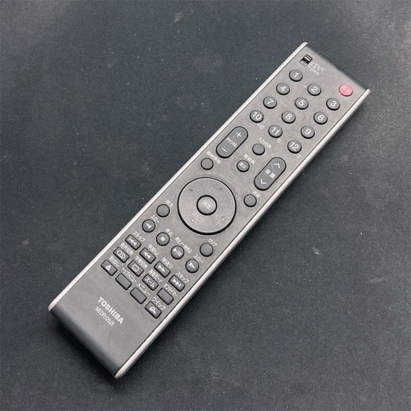 【現状渡し】 DVDプレイヤー用 リモコン ★ TOSHIBA MEDR120JX 赤外線確認済 #1503-K拍卖