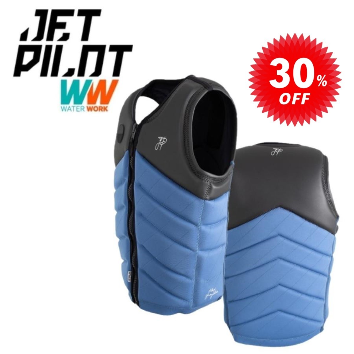 ジェットパイロット JETPILOT ライフジャケット セール 30%オフ 送料無料 アレックス グレイドン X1 F/E ネオ ベスト JA22104CE ブルー 2XL拍卖