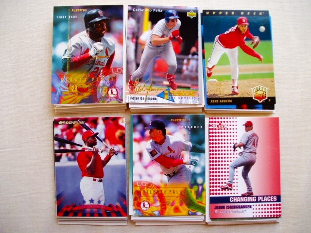 激安超特価100枚以上◆セントルイスカージナルス セット◆TOPPS SCORE UPPER DECK まとめ 大量拍卖