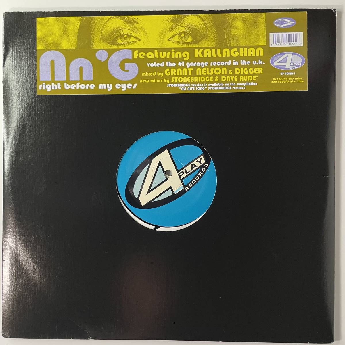 Nn'G Featuring Kallaghan - Right Before My Eyes 2LP拍卖