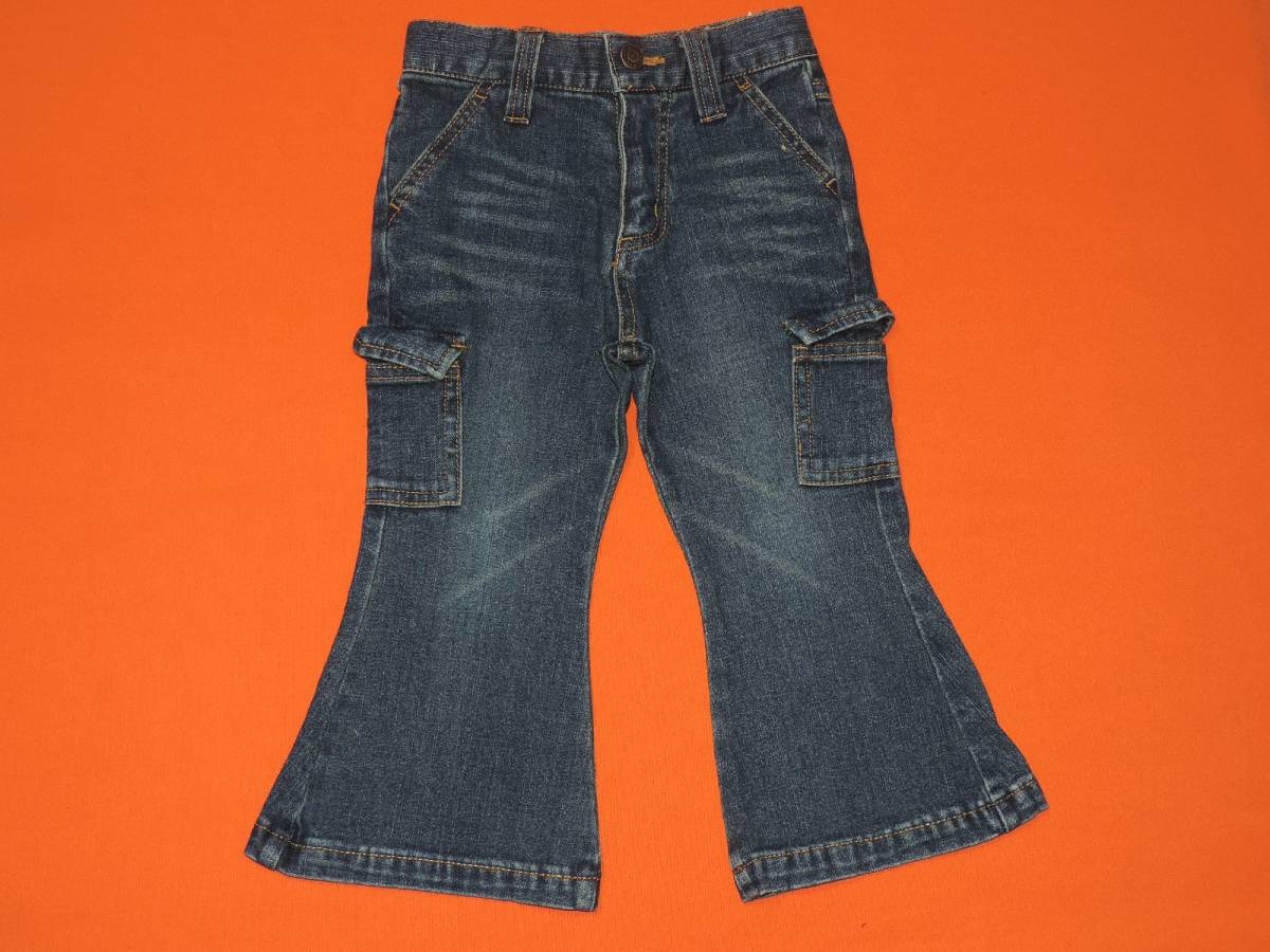 ☆サイドポケット付デニムパンツ☆90センチ☆拍卖