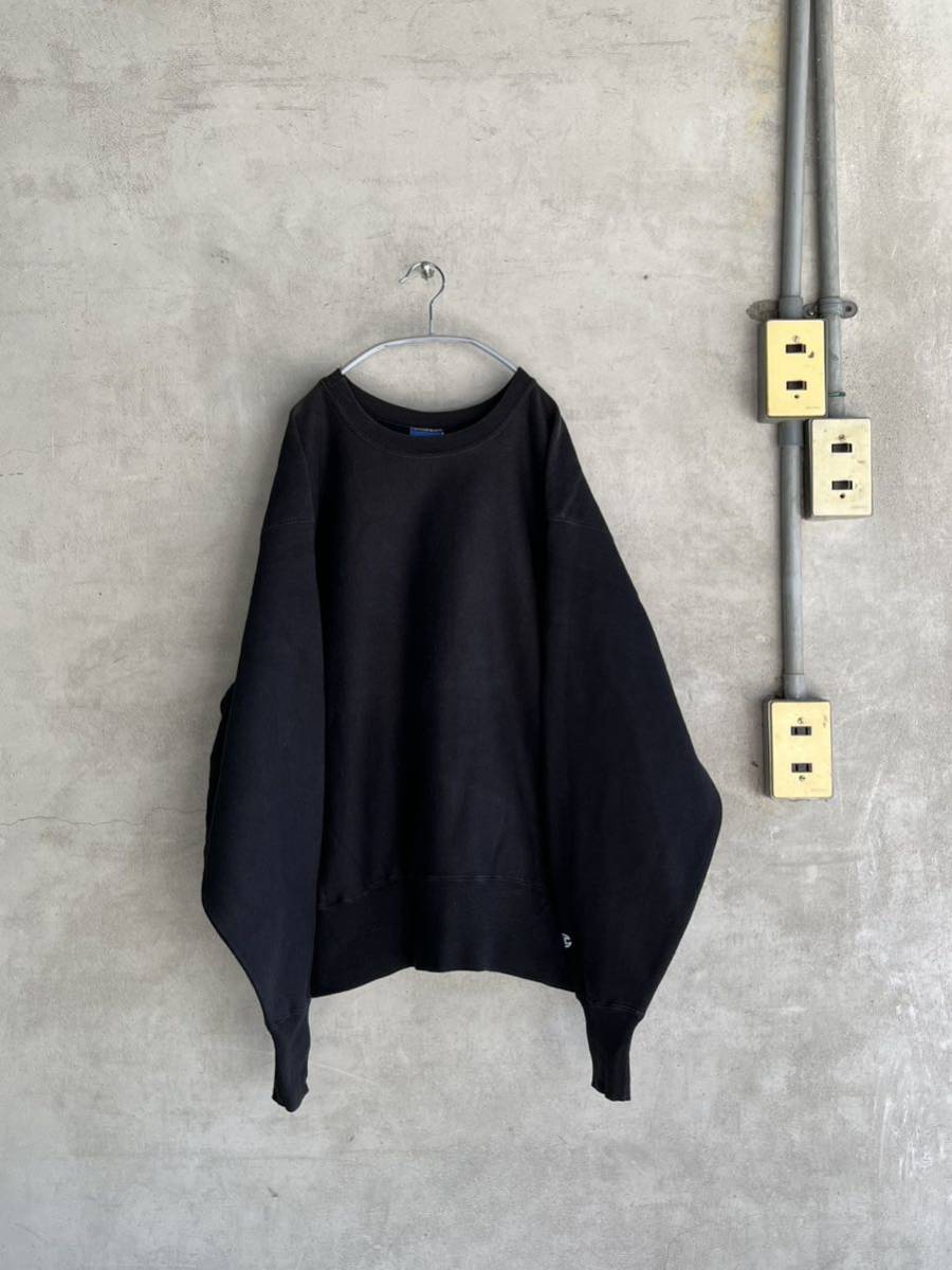 00s 2000年代 チャンピオン 目無し メキシコ Cマーク レア champion リバースウィーブ ブラック スウェット 黒 トレーナー 古着 y2k y3k拍卖