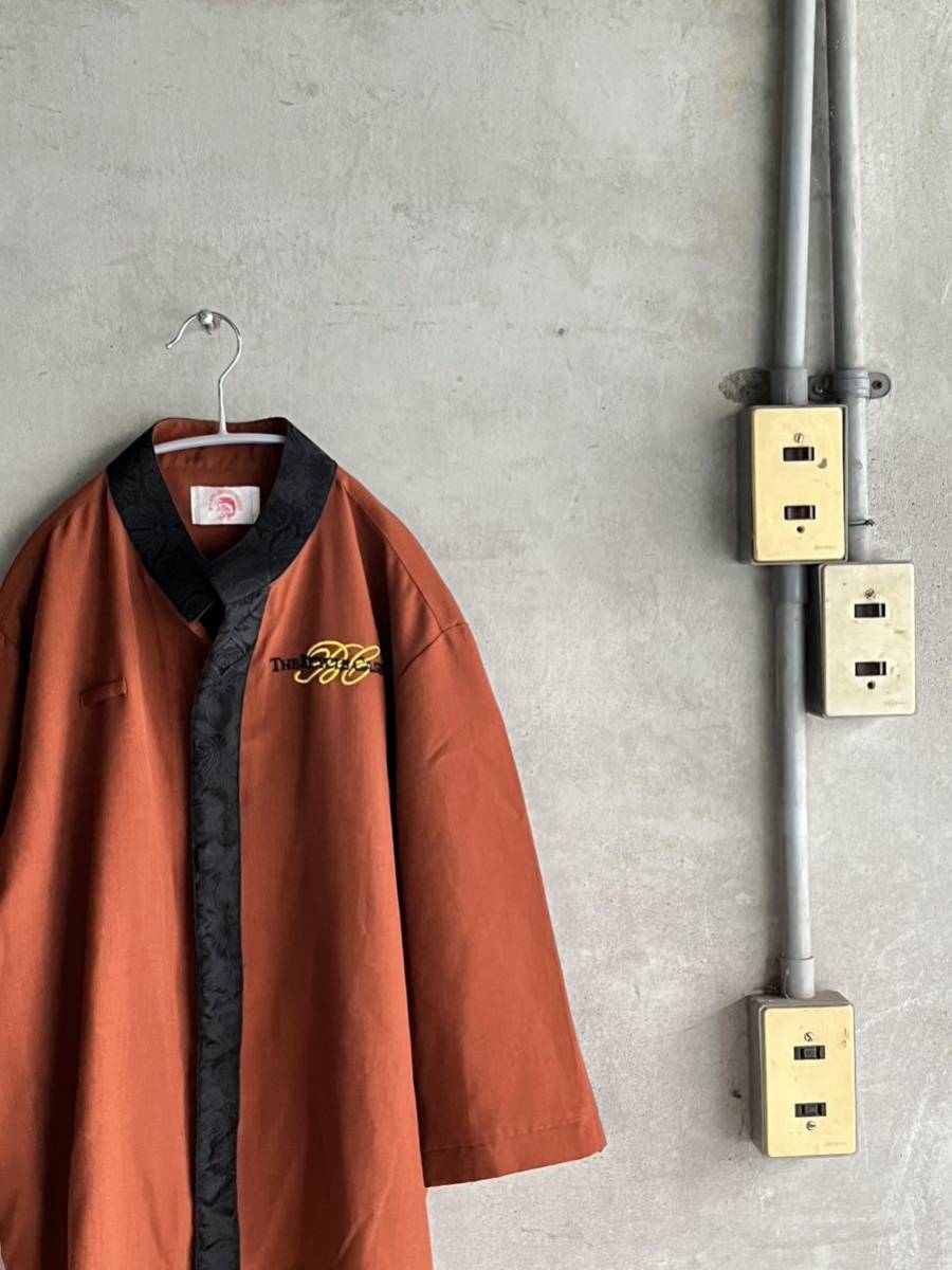 80s 80年代 THE BICYCLE CASINO バイシクル カジノ シャツ 2トン 2トーン 半袖 ビンテージ 古着 USAアメリカ 古着 ホテル カリフォルニア拍卖