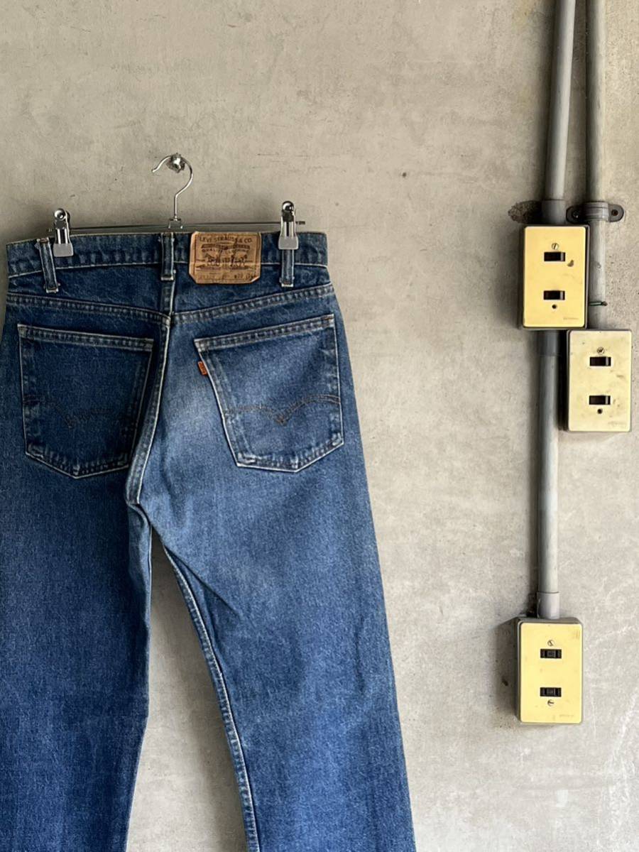 80s 80年代 82年 リーバイス levis 20505 0217 505 オレンジタブ デニム パンツ ジーンズ USA 古着 w30 ビンテージ ジーンズ ボタン裏 515拍卖