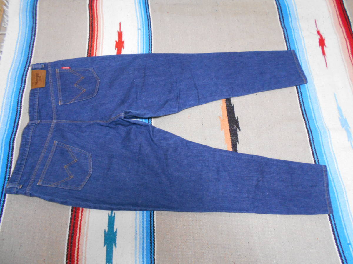 1980S ラングラー WRANGLERインディゴ スリム ジーンズ ビンテージ 44インチ ビッグサイズ 日本製 MADE IN JAPAN 昭和レトロ 巨大 特大拍卖