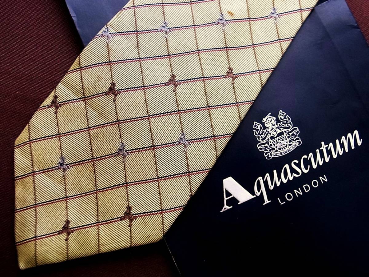 0^o^0ocl♪FK3238 アクアスキュータム【犬・動物】ネクタイ拍卖