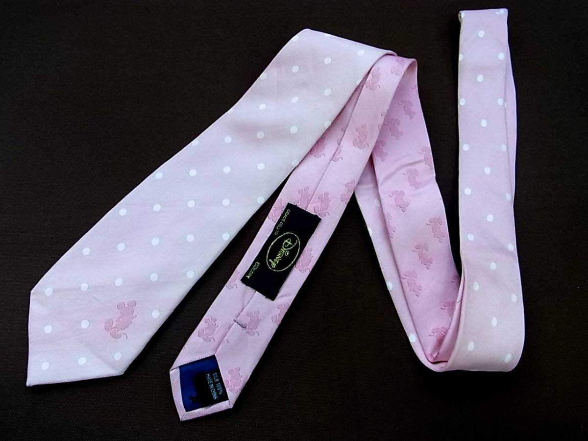 0^o^0ocl♪FK3287 ディズニー【ミッキーマウス】ネクタイ拍卖