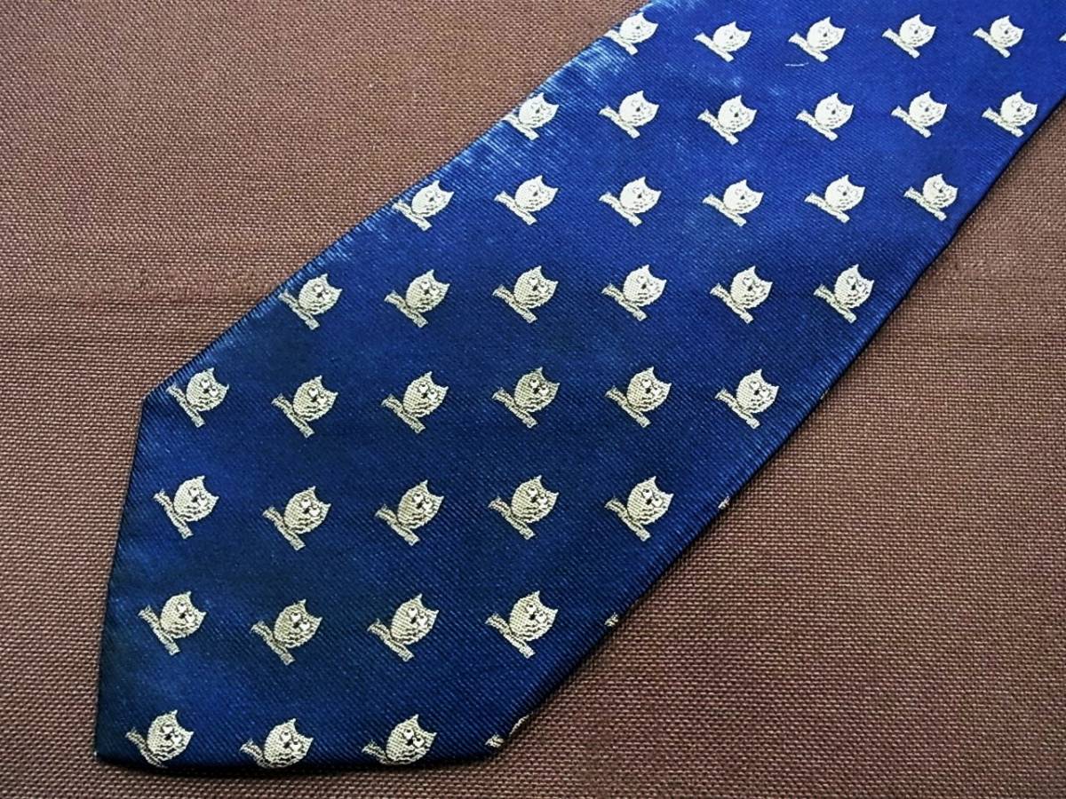 0^o^0ocl♪FK3295 福龍【フクロウ・動物】ネクタイ拍卖