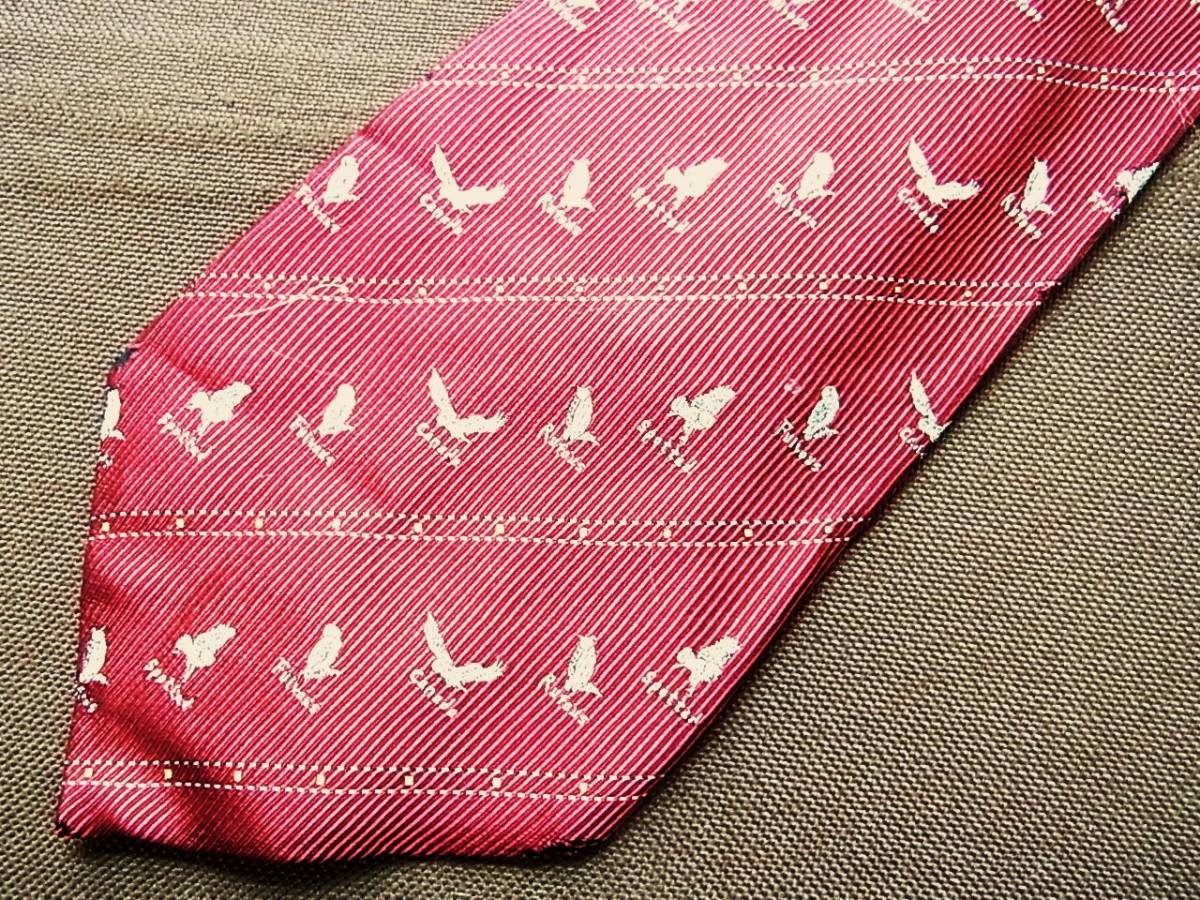 0^o^0ocl♪FK2965☆カンサイ ヤマモト【色々な鳥・刺繍】ネクタイ拍卖