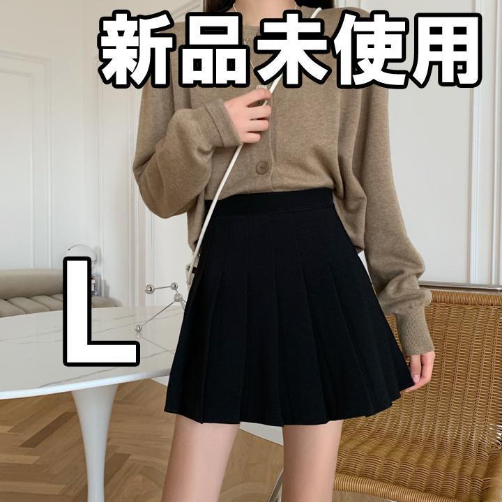 ★大人気につき在庫わずか!次入荷未定!最終値下げ!新品未使用 レディースミニスカート 黒 L プリーツ ロリータ ゴシック オルチャン拍卖