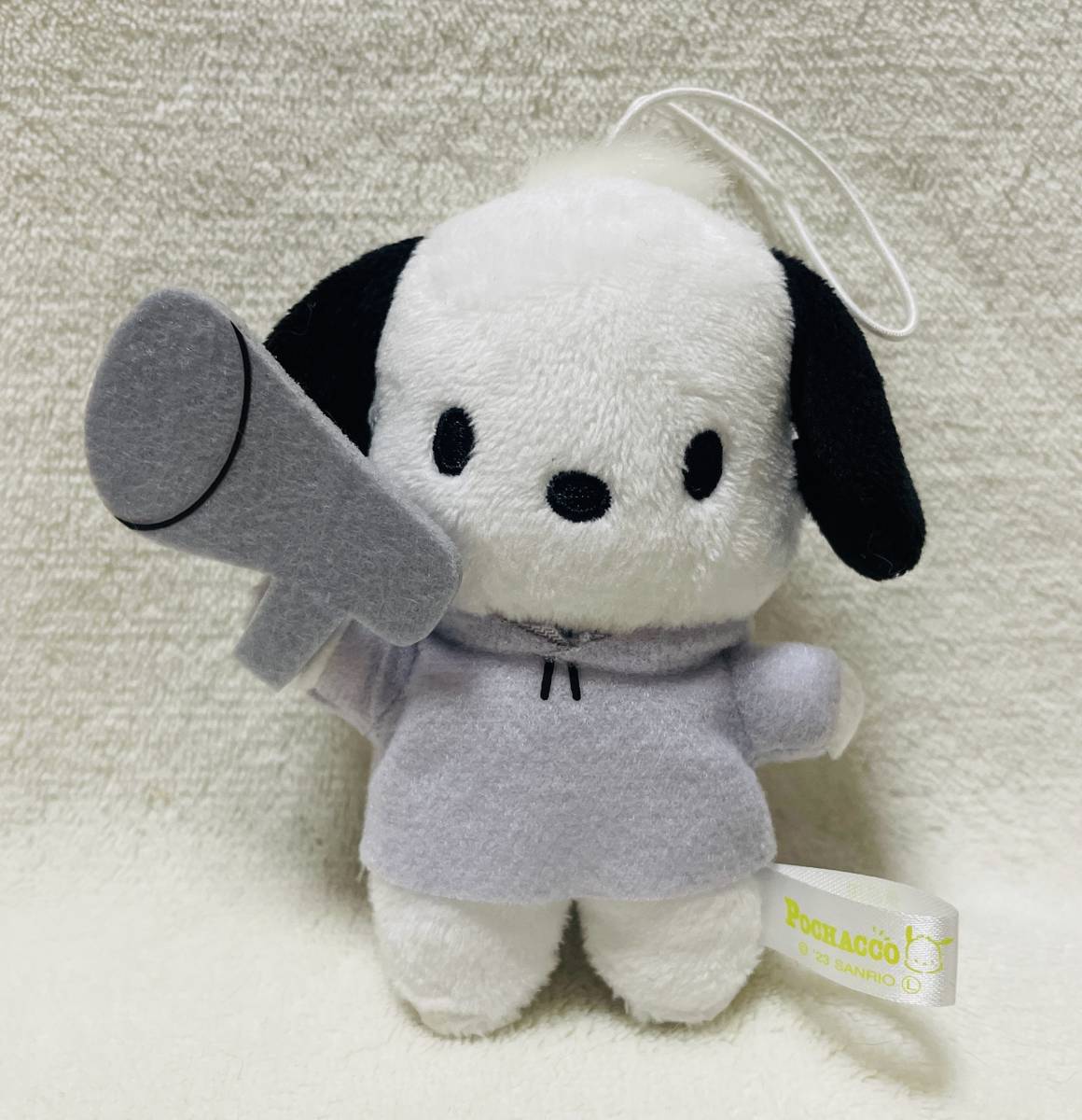 ☆サンリオ ポチャッコ カラフル メガホン マスコット☆Hapidanbui はぴだんぶい サンリオキャラクターズ パーカー ぬいぐるみ拍卖