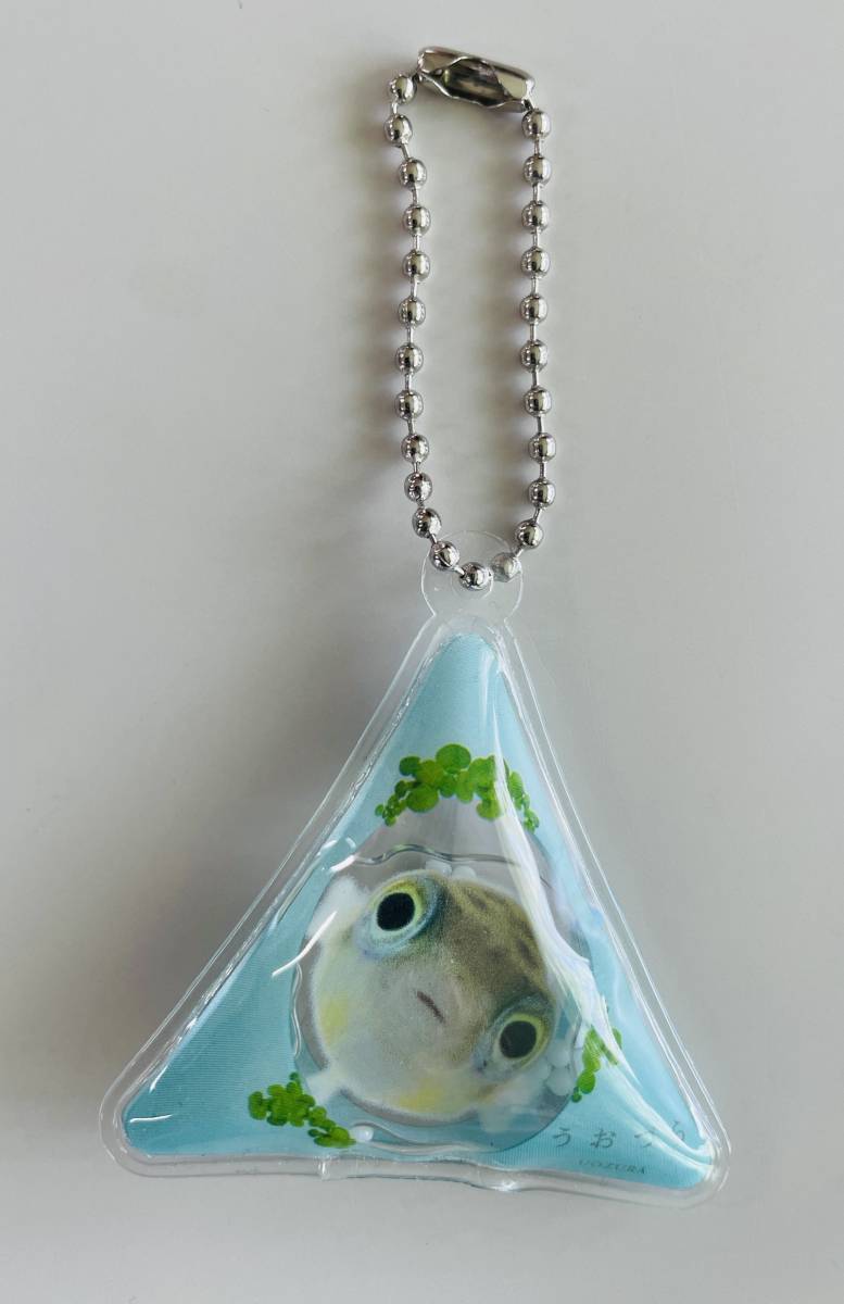 ★うおづら シャカシャカ キーホルダー アベニーパファー★フグ アクリルフィギュア 世界初の魚の顔図鑑 モーリーファンタジー限定拍卖