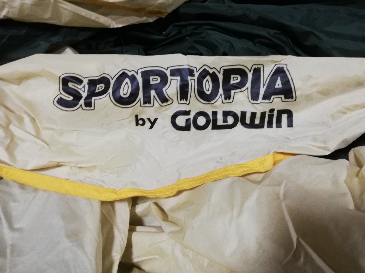 【激安】ゴールドウィン SPORTOPIA ドーム テント チェック柄 マット付き! 現状品拍卖