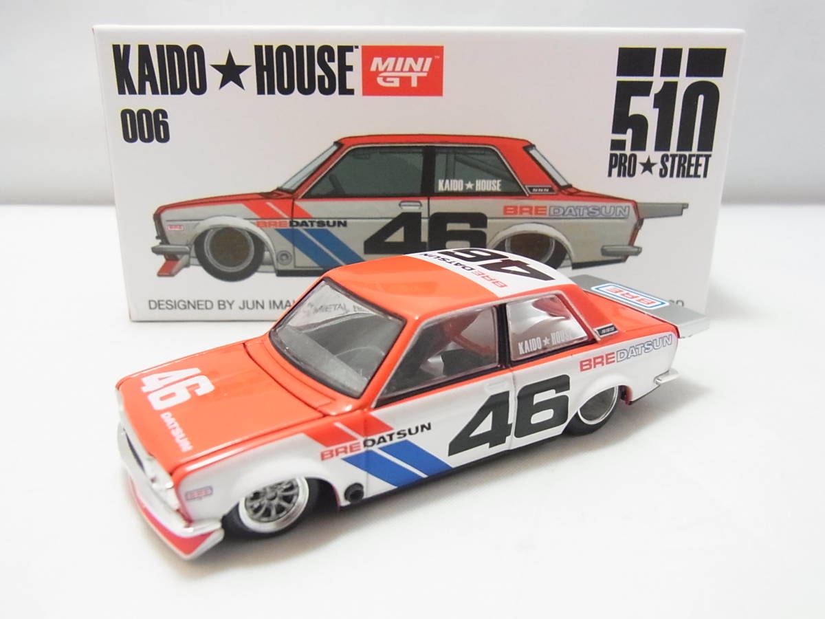 MINI GT 1/64 KAIDO HOUSE 006 BRE510 V2 PRO STREET ダットサン ブルーバード プロストリート拍卖