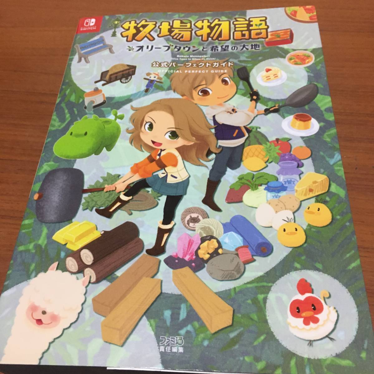 牧場物語 オリーブタウンと希望の大地 公式 パーフェクトガイド 初版拍卖