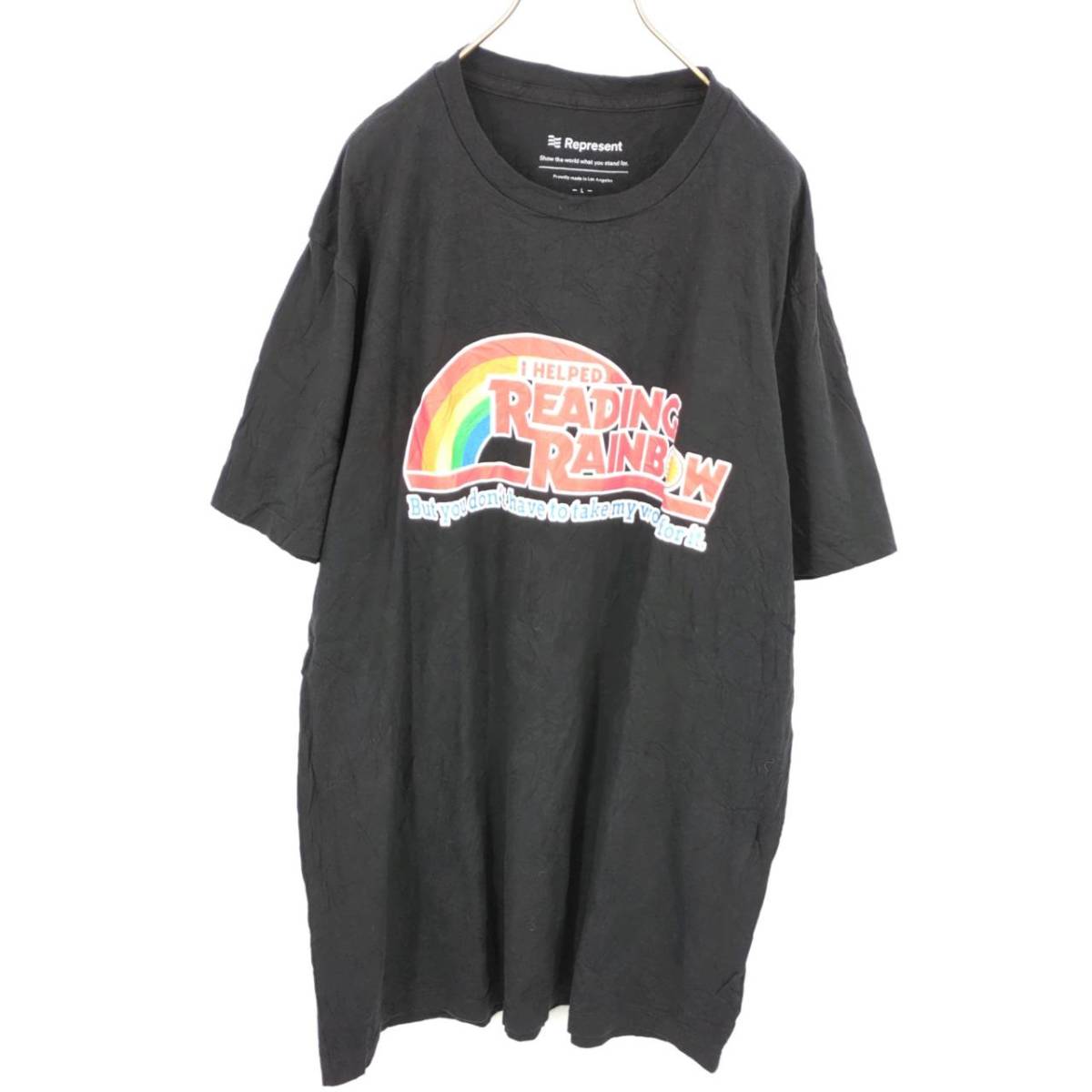 L Represent Tシャツ ブラック 半袖 リユース ultramto ts1589拍卖