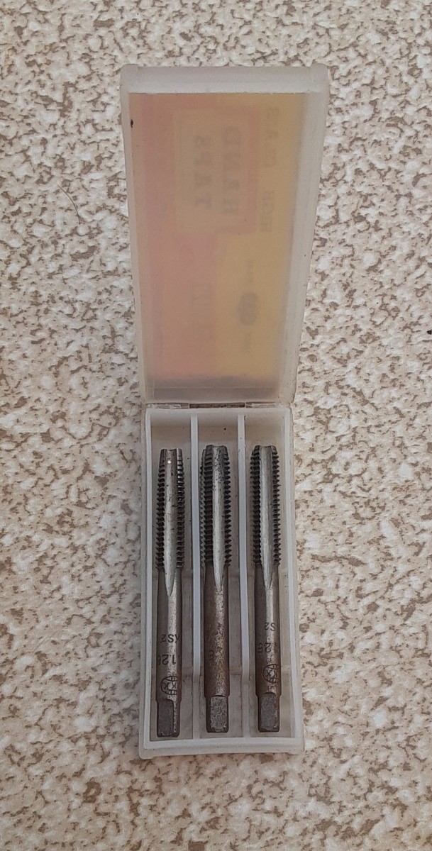 ★ ハンドタップ 8.0×1.25 SKS2 3本入り TRADE MARK HAND TAPS HIGH CLASS拍卖