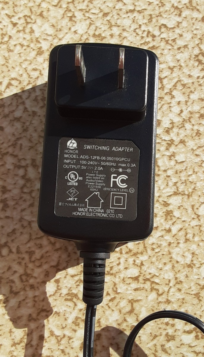 HONOR SWITCHING ADAPTER ACアダプター ADS-12FB-06 05010GPCU ACアダプタ拍卖