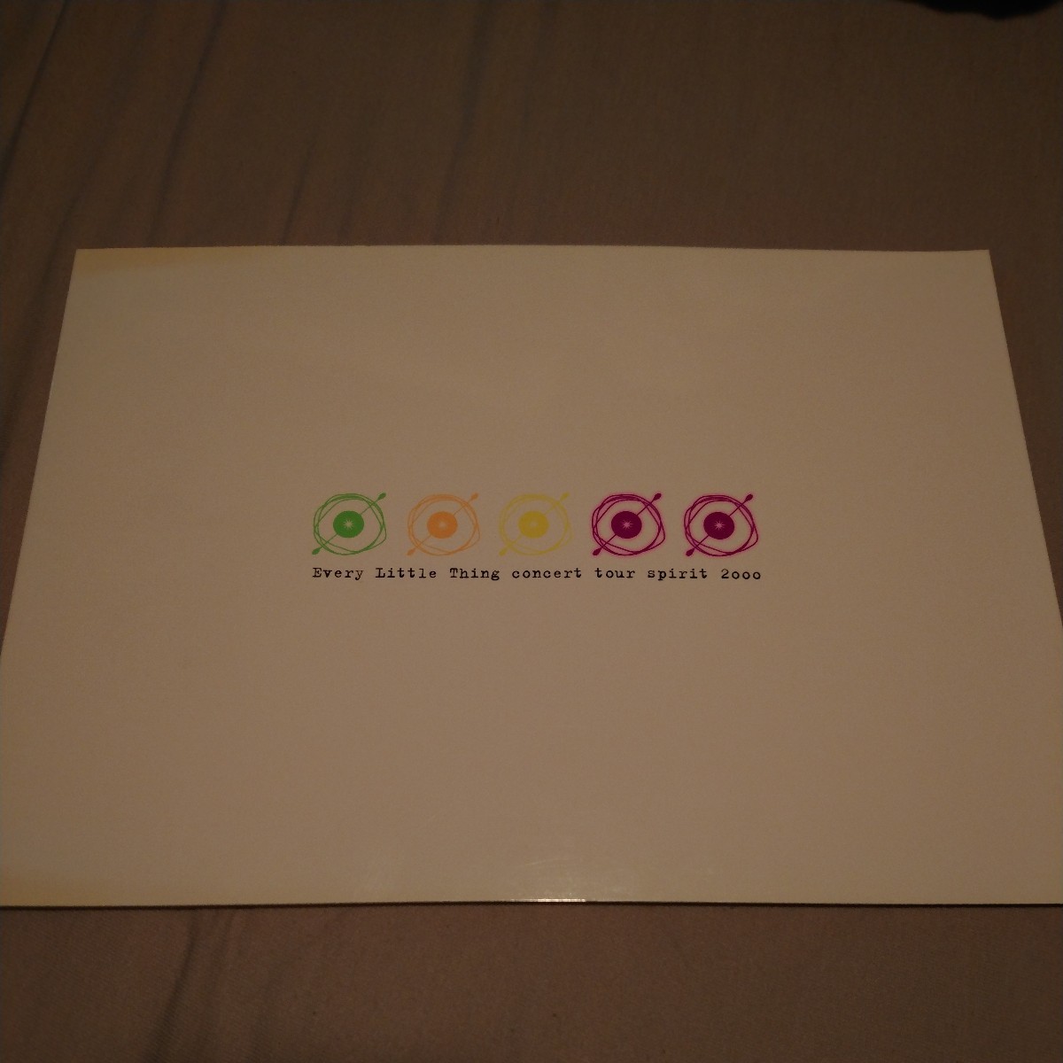Every Little Thing 持田香織 ツアーパンフレット 2000拍卖