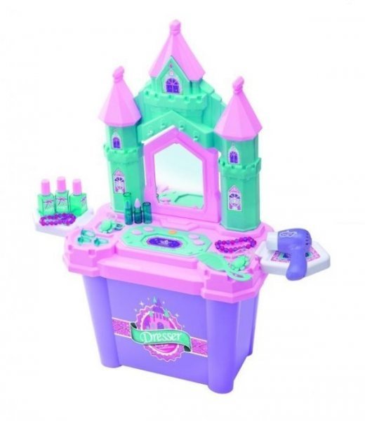 ☆お片付けの練習に☆ 収納出来る! ままごと ドレッサーボックス ☆ドレッサーセット拍卖