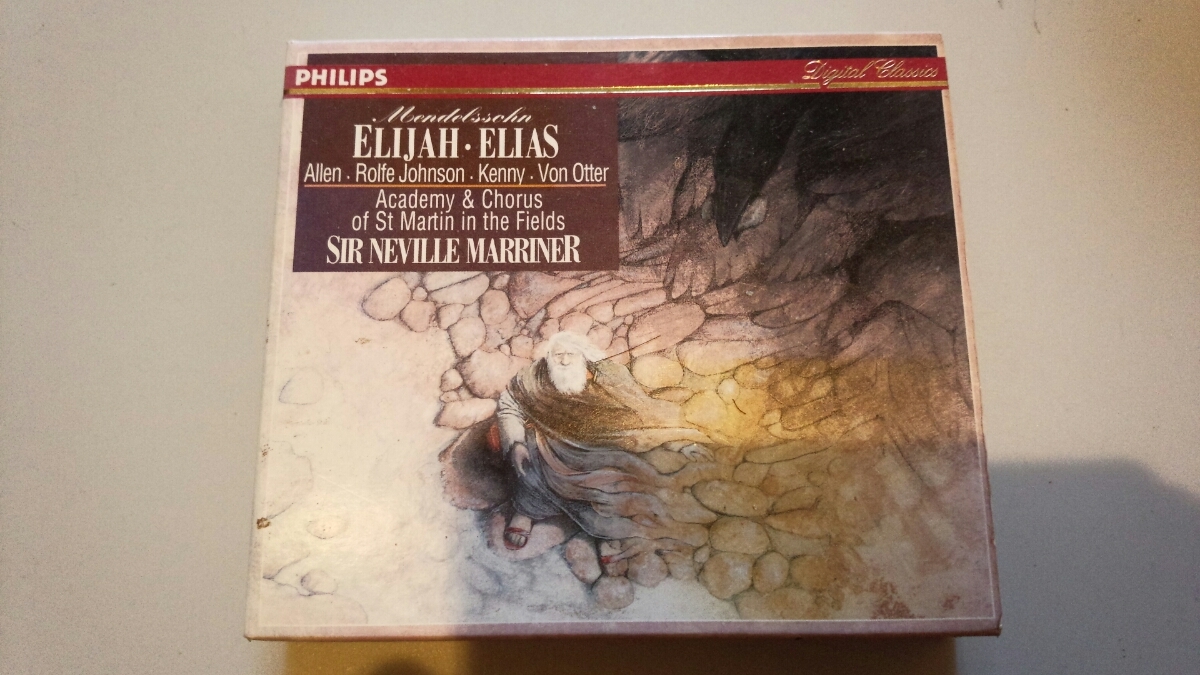メンデルスゾーン オラトリオ「エリア」 (エリヤ) 2CD 外箱、ケース付 サー・ネヴィル・マリナー指揮 送料無料拍卖