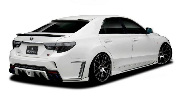 ロウェン マークX GRスポーツ GRX130 133 リヤサイドスポイラー FRP 単色塗装 1T010P20# ROWEN拍卖