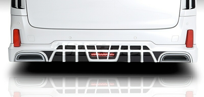 ロウェン アルファード 30系 AGH3#W GGH3#W AYH30W 後期 マフラーアタッチメント FRP 塗り分け塗装済 1T018P00## ROWEN ジャパンプレミアム拍卖